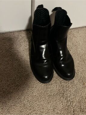 Doc Martens Classic Black Flora Chelsea Boots